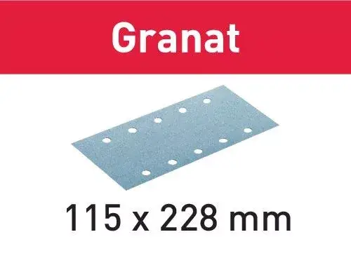 FESTOOL 498946 Csiszolócsíkok STF 115X228 P80 GR/50 Granat Árcsökkenés