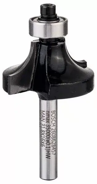 BOSCH 2608628457 Zaoblovací fréza/6 mm/R1 9,5 mm/D 31,8 mm/L 16,2 mm/G 57 mm Rendeld meg most