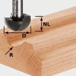 FESTOOL 490983 Félgömbölyű horonymaró HW S8 R4 Szuper ajánlat
