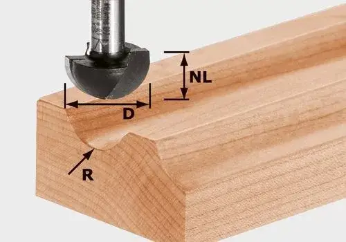 FESTOOL 490983 Félgömbölyű horonymaró HW S8 R4 Szuper ajánlat