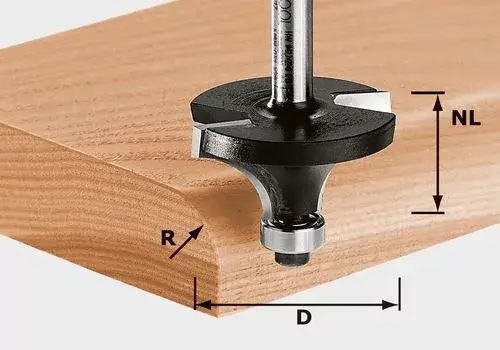 Kedvezmény FESTOOL 491016 lekerekítő maró HW S8 D38,1/R12,7 KL