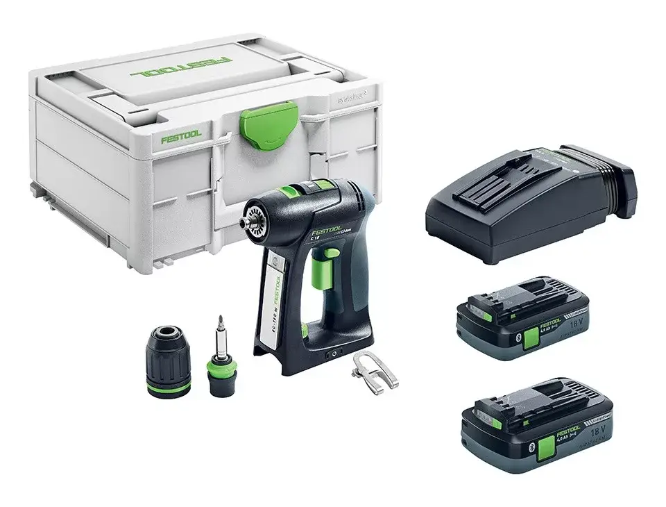 FESTOOL 576435 Akkus fúró-csavarbehajtó C 18 HPC 4,0 I-Plus Vásárlói kedvenc