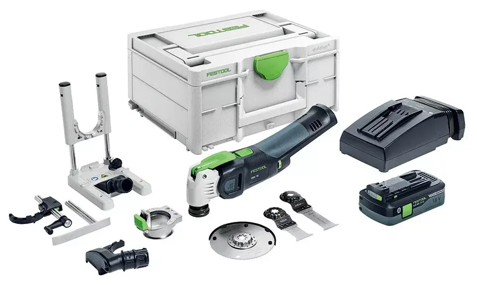 FESTOOL 576593 Akkus oszcilláló kéziszerszám OSC 18 HPC 4,0 EI-Set VECTURO Kihagyhatatlan ajánlat