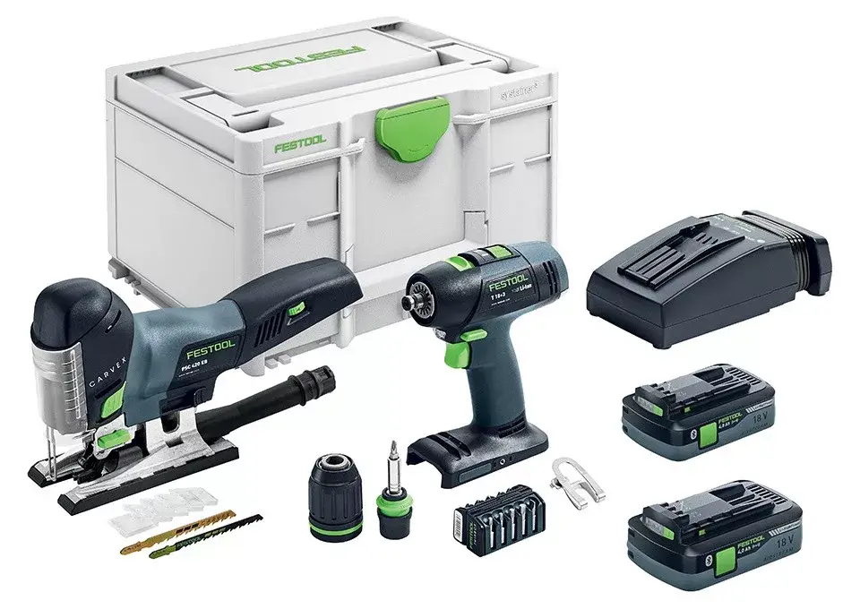FESTOOL 576529 Akkumulátoros szerelőkészlet T 18+3/PSC 420 I-Set Újdonság