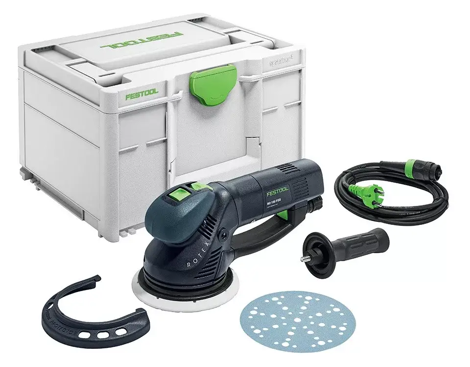 Gyors szállítás FESTOOL 576017 Áttételes hajtású excentercsiszoló RO 150 FEQ-Plus ROTEX