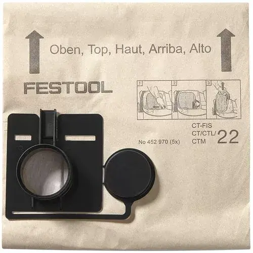 FESTOOL 452973 Szűrőzsák FIS-CT 55/5 Akció