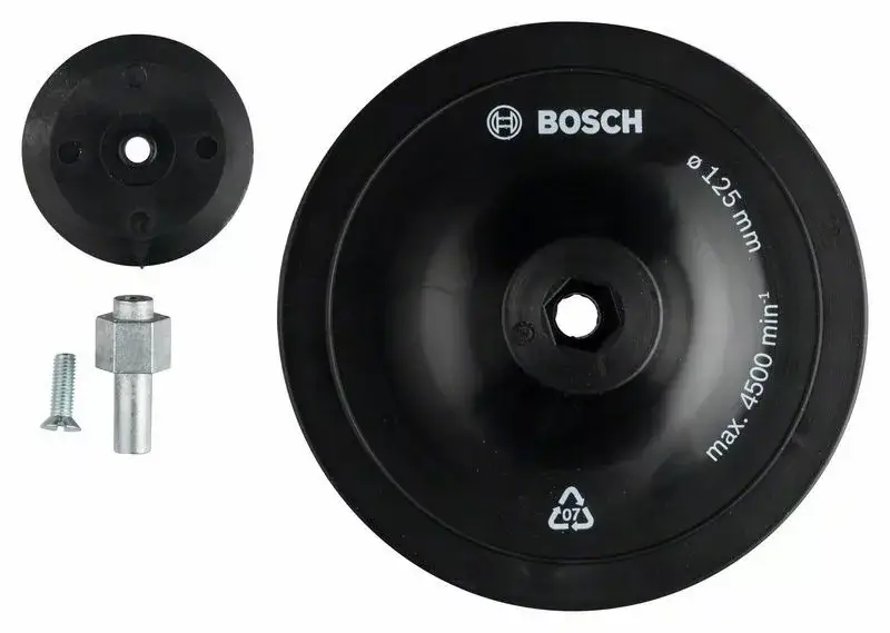 Árcsökkenés BOSCH 1609200240 Támasztólemez 125 mm, 8 mm