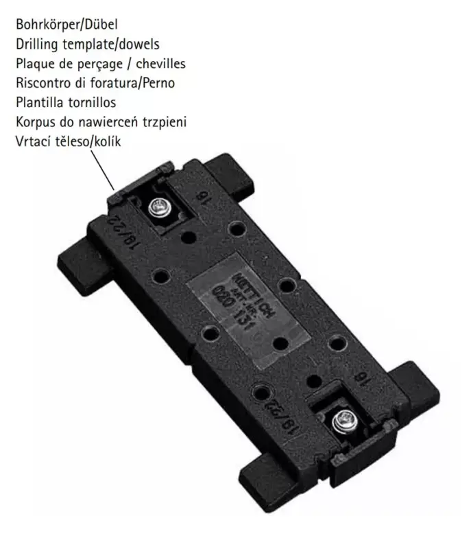 HETTICH 20131 DrillJig VB fúró elem tiplihez Prémium