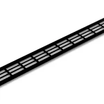 Szellőző rács 60/250mm fekete matt Azonnali szállítás