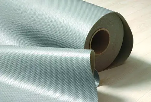 Biztonságos fizetés IF-Csúszásgátló szőnyeg 480mm világos szürke 1,2/20m-Fabric Texture
