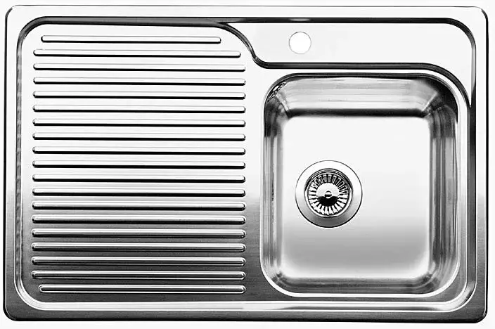 BLANCO 511124 Mosogató Classic 40 S selyem fényű nemesacél Prémium