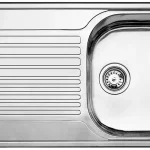 BLANCO 511942 Mosogató Tipo 45 S természetes fényű nemesacél excenter nélkül Expressz szállítás