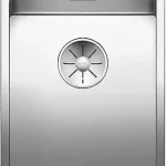 BLANCO 521571 Mosogató Claron 340-U selyem fényű nemesacél InFino rúd nélkül Azonnal elérhető