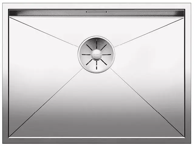 BLANCO 521591 Mosogató Zerox 550-U selyem fényű nemesacél InFino rúd nélkül Vásárlói kedvenc