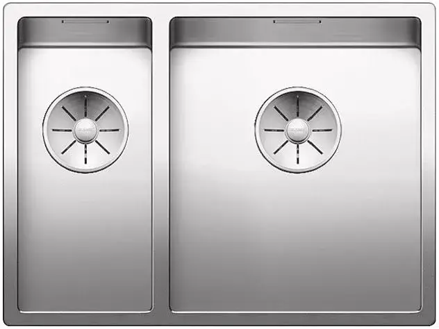 Expressz szállítás BLANCO 521608 Mosogató Claron 340/180-IF selyem fényű nemesa.InFino rúd nélkül