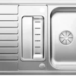 BLANCO 523663 Mosogató Classic Pro 5S-IF selyem fényű nemesa.InFino excenterrel Szuper akció