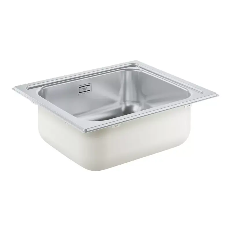 Biztonságos vásárlás GROHE 31719SD0 Mosogató K200 60-S 533 x 457mm Rozsdamentes acél , csiszolt