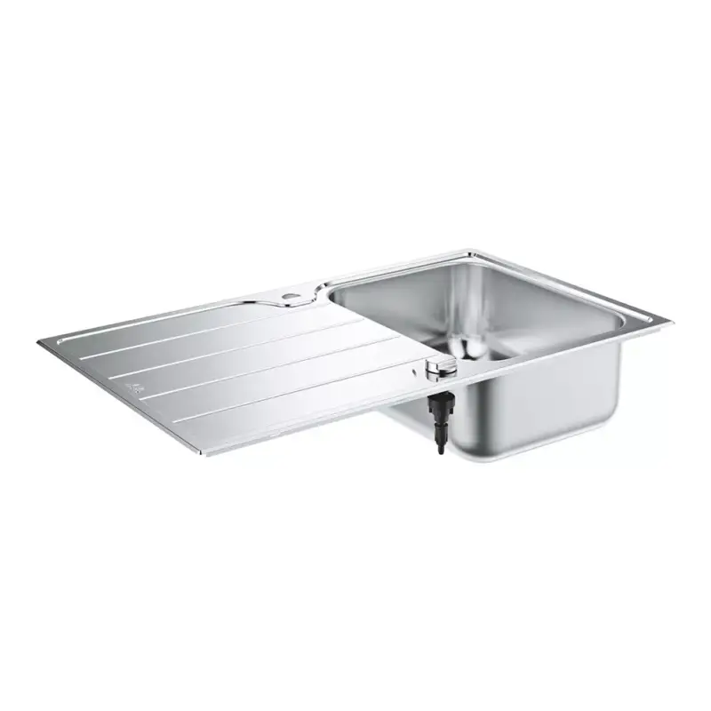 Legjobb ár GROHE 31571SD1 mosogató K500 45-S 860 x 500mmrozsdamentes acél csiszolt