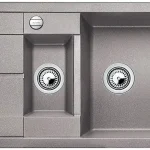 BLANCO 513553 Mosogató Metra 6 S Compact alumínium excenterrel Silgranit PuraDur Nézd meg most