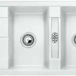 BLANCO 513064 Mosogató Metra 8 S fehér excenter nélkül Silgranit PuraDur Olcsó