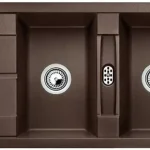 Akciós ár BLANCO 515048 Mosogató Metra 8 S kávé excenter nélkül Silgranit PuraDur