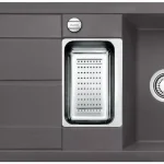 BLANCO 519118 Mosogató Metra 6 S-F szürke szikla excenterrel Silgranit PuraDur Gyors kiszállítás
