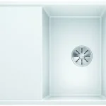 BLANCO 523202 Mosogató Axia III 45 S-F fehér InFino excen.Silgranit PuraDur Biztonságos fizetés