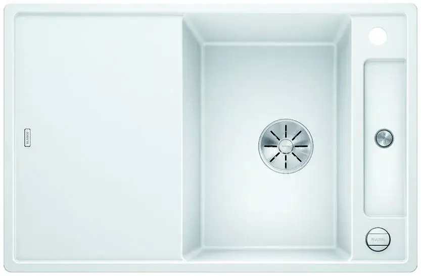 BLANCO 523202 Mosogató Axia III 45 S-F fehér InFino excen.Silgranit PuraDur Biztonságos fizetés