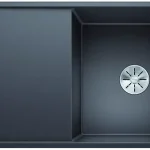 BLANCO 523206 Mosogató Axia III 5 S szürke szikla InFino excenterrel Silgranit Prémium