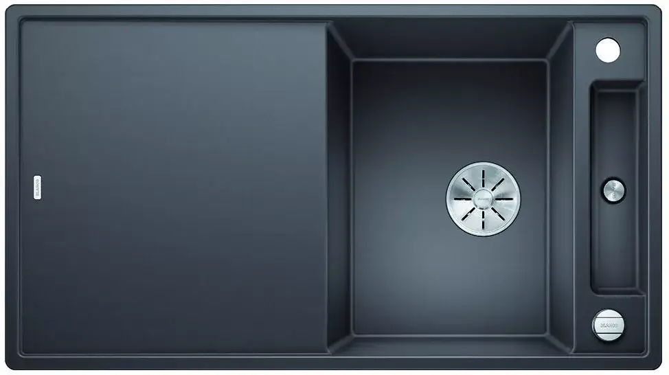 BLANCO 523206 Mosogató Axia III 5 S szürke szikla InFino excenterrel Silgranit Prémium