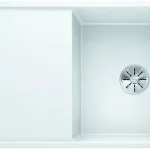 BLANCO 523234 Mosogató Axia III 5 S-F fehér InFino excenterrel Silgranit PuraDur Csak ma