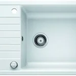 Kedvezményes ár BLANCO 523267 Mosogató Zia XL 6 S Compact fehér excenterrel Silgranit PuraDur