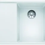 Kiárusítás BLANCO 523486 Mosogató Axia III 6S-f fehér InFino excenterrel Silgranit PuraDur