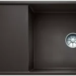 Kihagyhatatlan ajánlat BLANCO 523519 Mosogató Axia III XL 6 S kávé InFino excenterrel silgránit PuraDur