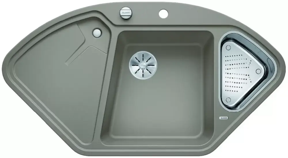 BLANCO 523666 Mosogató Delta II tartufo InFino excenterrel Silgranit PuraDur Vedd meg online