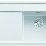 BLANCO 523876 Mosogató Zenar 5S-f fehér InFino excenterrel Silgranit PuraDur Exkluzív ajánlat
