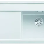 BLANCO 523968 Mosogató Zenar XL 6S fehér InFino excenterrel Silgranit PuraDur Kiárusítás