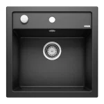Exkluzív ajánlat BLANCO 525871 Mosogató Dalago 5 fekete, excenterel Silgranite PuraDur