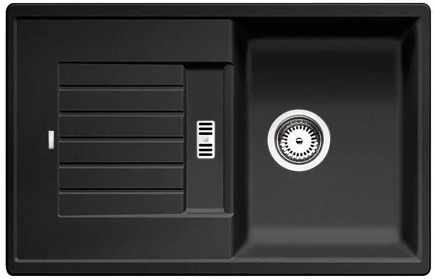 BLANCO 526013 mosogató ZIA 45 S fekete SILGRANIT® PuraDur® excenter nélkül Árcsökkenés