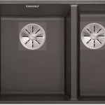 BLANCO 525984 Mosogató Subline 340/160-F fekete Silgranite InFino használati útm Ne maradj le