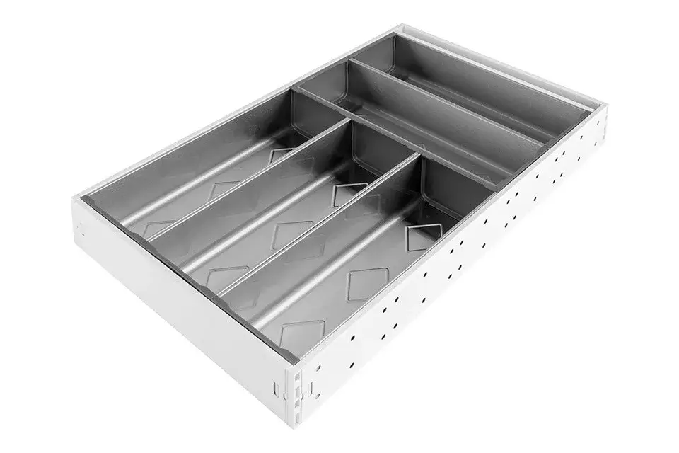 Legnépszerűbb StrongMax evőeszköztartó készlet M=500, SZ=276 mm fehér, 5 tálakkal