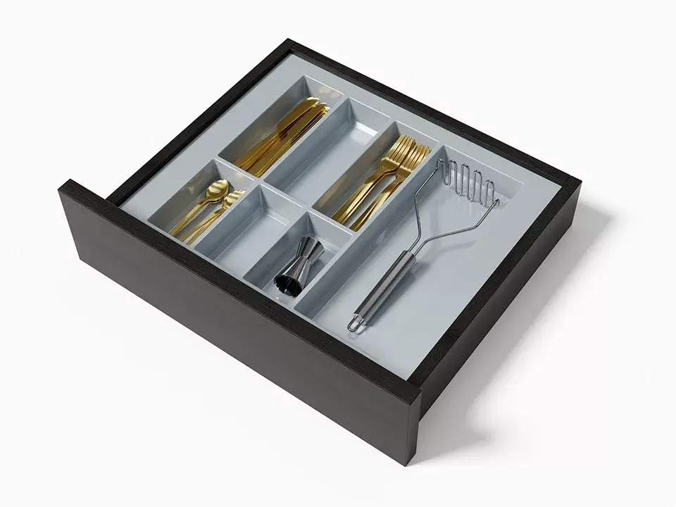 evőeszköztartó Classico ezüstös-szürke StrongBox -hoz 60 (504 x 474 mm) Expressz szállítás