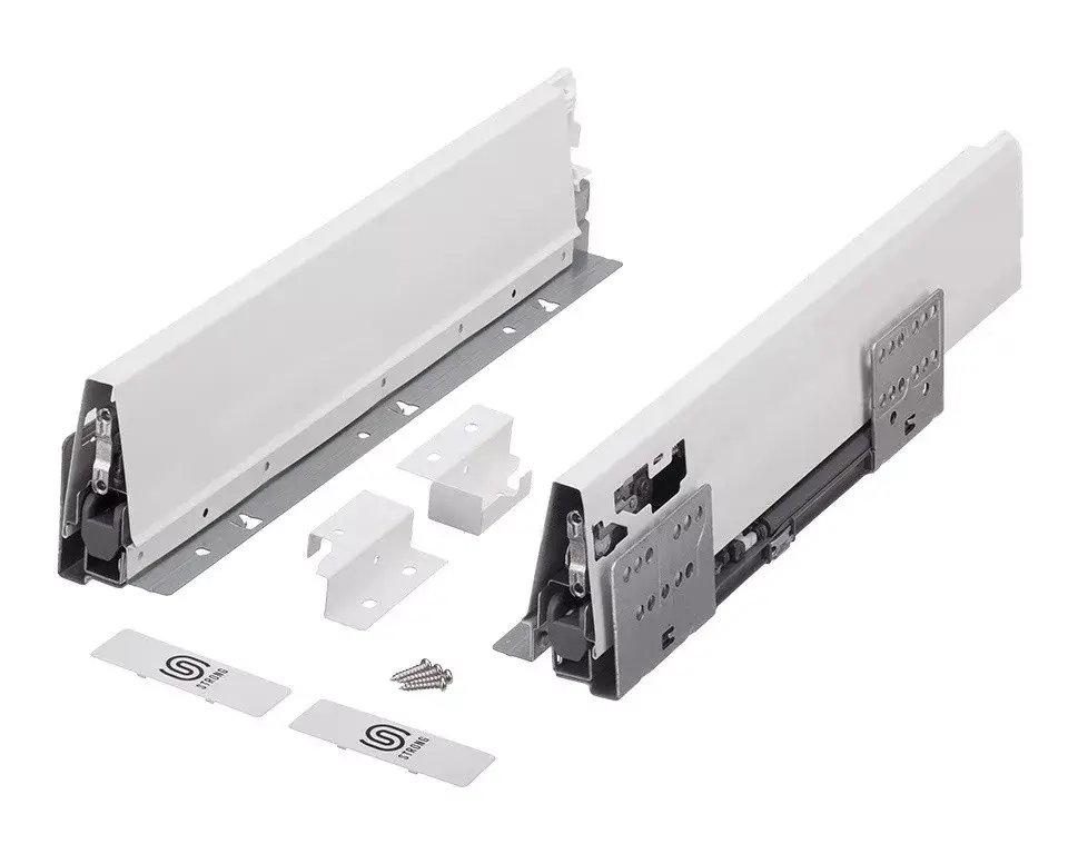 Expressz szállítás K-StrongBox H140/270mm szögletes magasító korláttal fehér