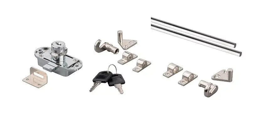 K-StrongLocks Háromutas zár, rudakkal 1000 mm Olcsóbb