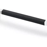 Gyors kiszállítás HETTICH 9131319 fogantyú Getafe 170/160 mm fekete bőr nemesacél