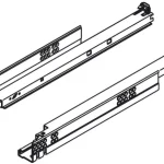 BLUM 566H7500B01 Tandem teljeskihuzású fióksín 750mm csillapított Népszerű