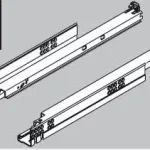 BLUM 560H4500C Tandem teljeskihuzású fióksín Tip-on 450mm Kihagyhatatlan ajánlat