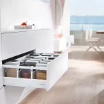 K-BLUM Antaro D 600 mm/30 kg, Blumotion/TOB, fehér SW, inserta Árcsökkenés