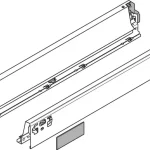 BLUM 378N4002SA oldalfal Antaro 400 szürke J+B Ajánlat