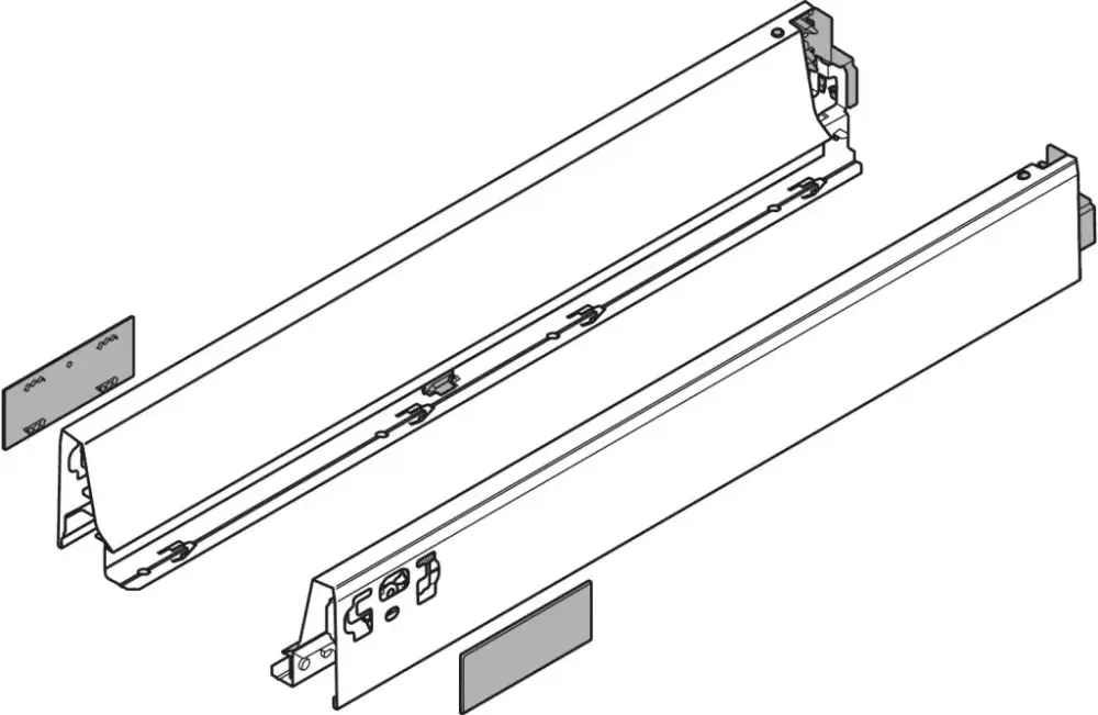 BLUM 378N4002SA oldalfal Antaro 400 szürke J+B Ajánlat